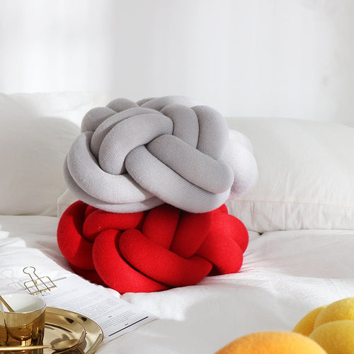 Sofa Pillow Office Nap Craft Pillow Knot Throw Pillow
